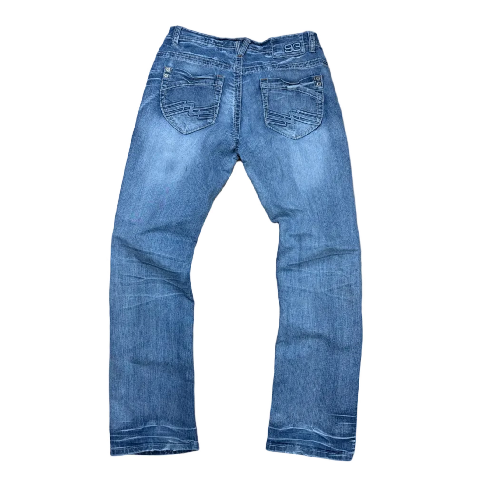 Y2K Faded Straight Leg Jeans