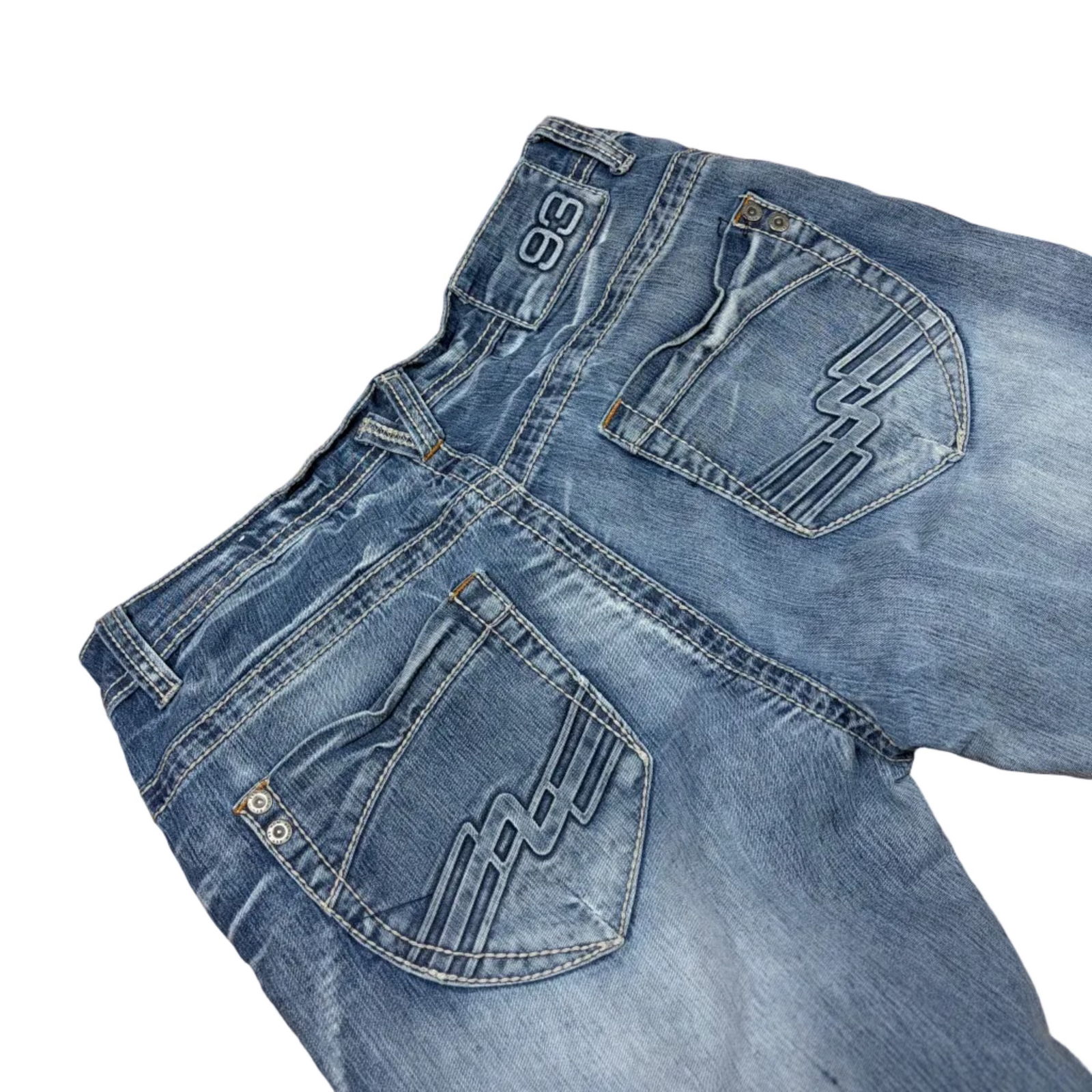 Y2K Faded Straight Leg Jeans
