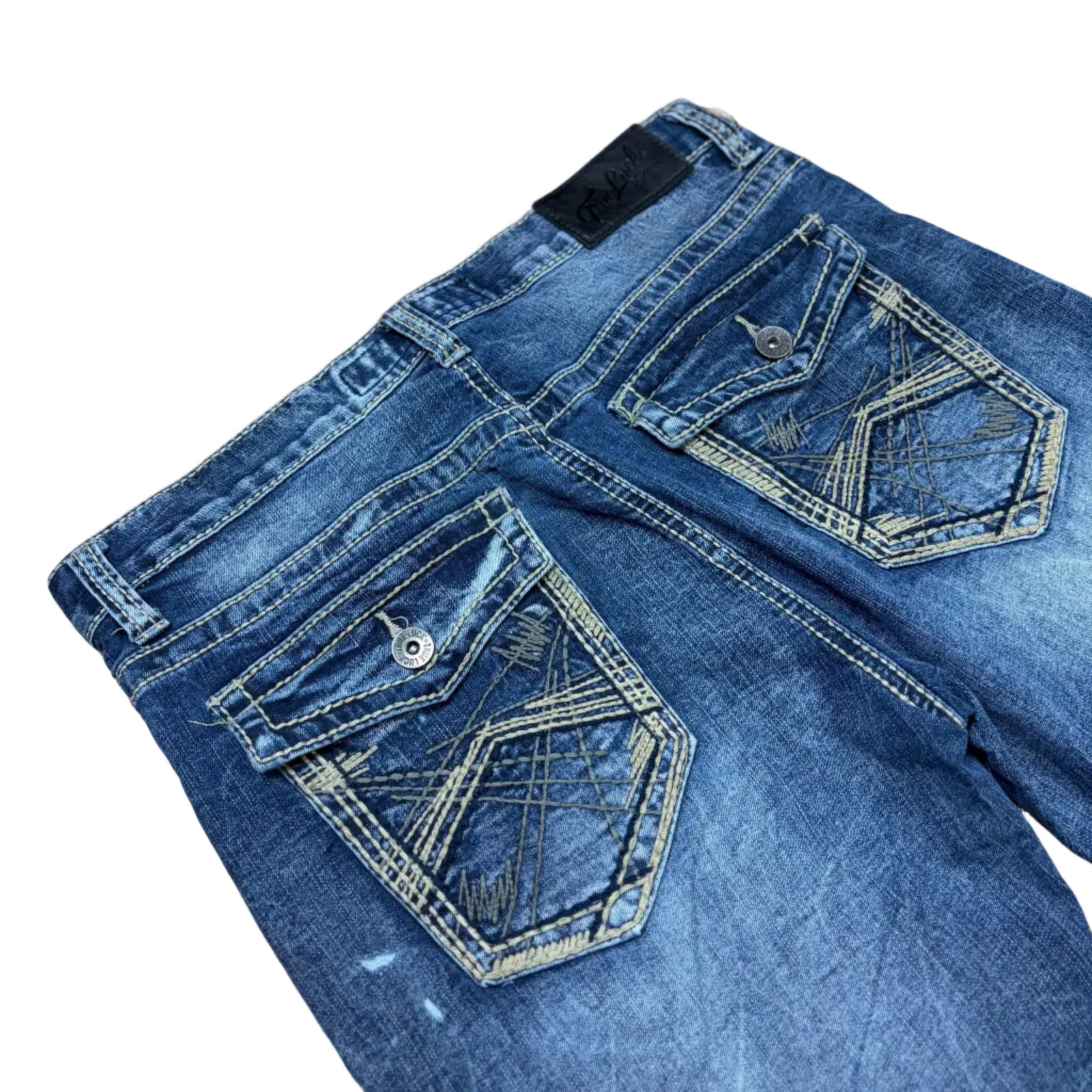Y2K Flap Pocket Straight Jeans